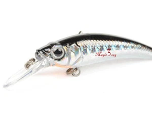45 mm 3 g tapones de cebo duro tambaleante cebo de hundimiento lento lucio lucio lubina señuelos de pesca - Imagen 1 de 4