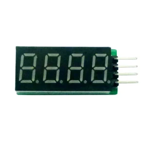DC 5V/3.3V Voltage Supply DM43B04 4 bit 7-Seg I2C Red LED module for Arduiuo - Picture 1 of 6