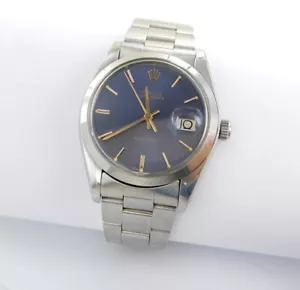 Rolex Oysterdate Precision 34 purple Stahl Herrenuhr Ref 6694 - 1980 - Bild 1 von 6