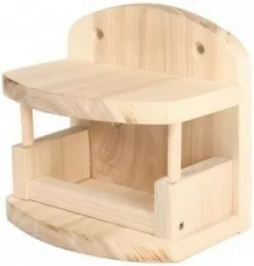 MANGEOIRE HORIZONTALE ONLYWOOD ZOLUX 19X12X17.6 CM POUR OISEAUX - Photo 1/1