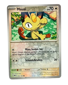 Pokemon Karte: Mauzi Reverse 052/165 Pokemon 151 MEW Deutsch NM - Bild 1 von 1
