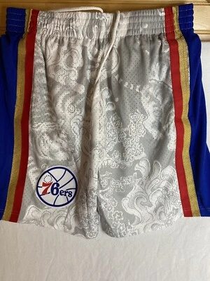 Mitchell & Ness Hardwood Classic NBA Swingman Shorts Philadelphia 76ers Size XL - Image 1 of 4