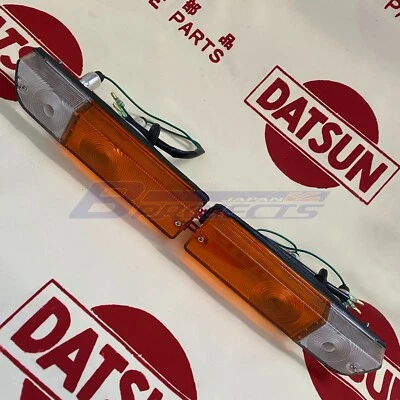 Conjunto de lámpara combinada delantera DATSUN 1200 USDM genuina (se adapta a NISSAN B110 B120 Ute) Foto 1 de 4