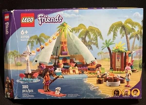 LEGO FRIENDS 41700 BEACH GLAMPING 380 PCS DAMAGED BOX SEALED POLY BAGS - Picture 1 of 4