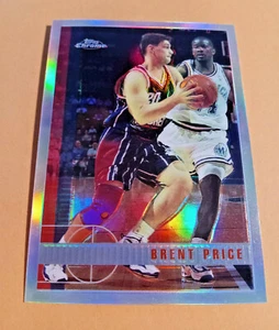  1997-98 Topps Chrome Refractor Brent Price  #209 - Rockets - Picture 1 of 3