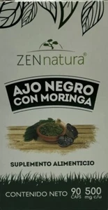 Ajo Negro con Moringa 90 Tabletas 500mg - Picture 1 of 3