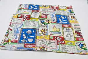 Grand Hotel, Rezept, Baumwollstoff 2,4 Yard 43" B X 88" L Neu - Bild 1 von 4