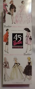Barbie 45th Anniversary Silkstone Body Limited Edition Mattel - Picture 1 of 5