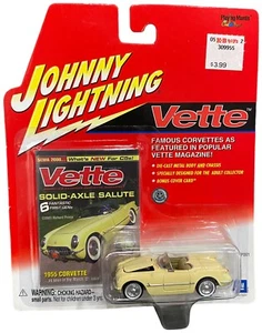 Chevy Corvette 1955 vintage Johnny Lightning Vette de metal fundido a presión - Imagen 1 de 3