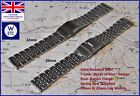 FABULOUS Beads of Rice Solid 316L Stainless Steel Watch Bracelet 20mm, 22mm