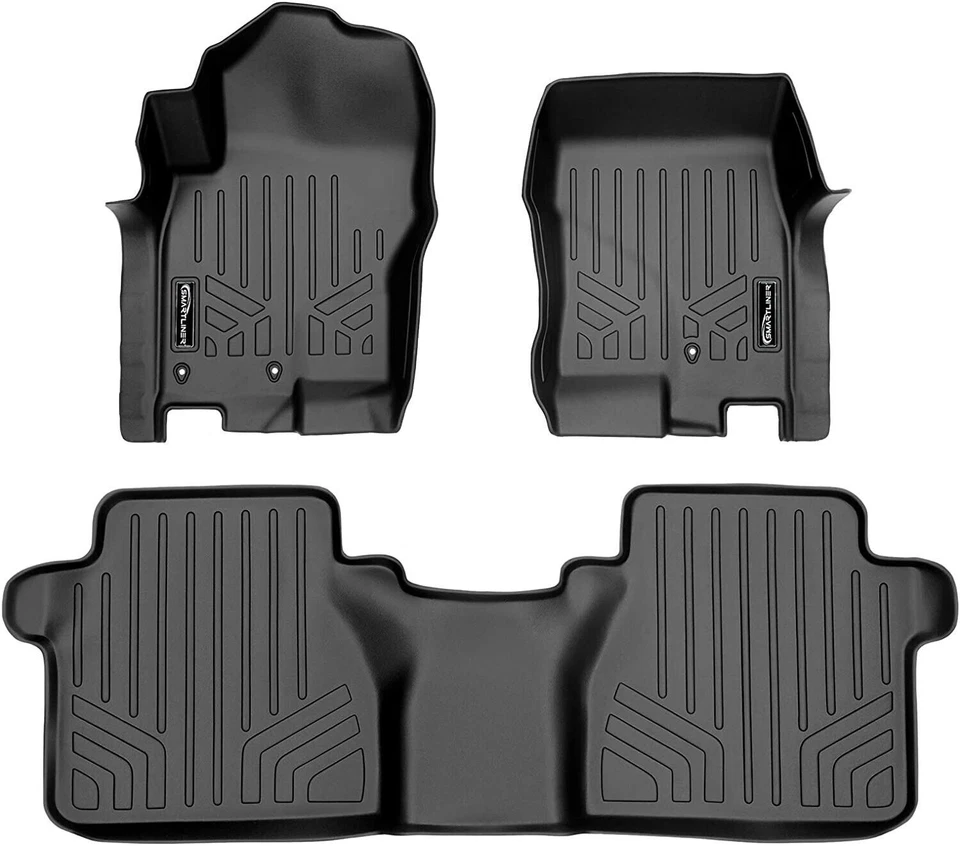 套装脚垫衬里适用于日产 Frontier Crew Cab All Weather 2008 - 2021 — 第 1/4 张图片