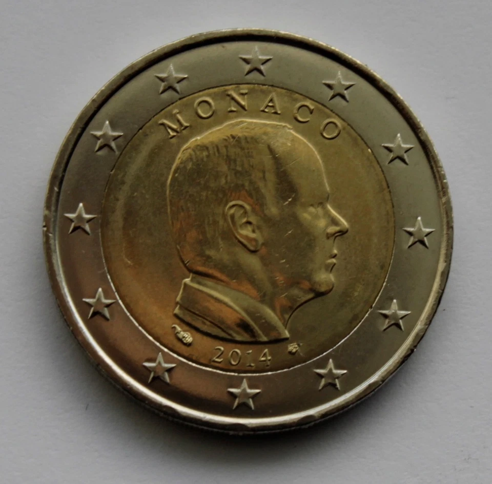 MONACO - 2 € Euro circulation coin  2014 Albert UNC - Image 1 of 1