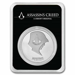 Assassin's Creed® Hooded Assassin - 1 oz silver round In TEP - Limited Edition! - Bild 1 von 4