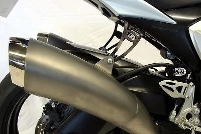 Kit de cabide de escape R&G Racing preto 2 peças para 2009-2010 Suzuki GSXR1000 - Imagem 1 de 3