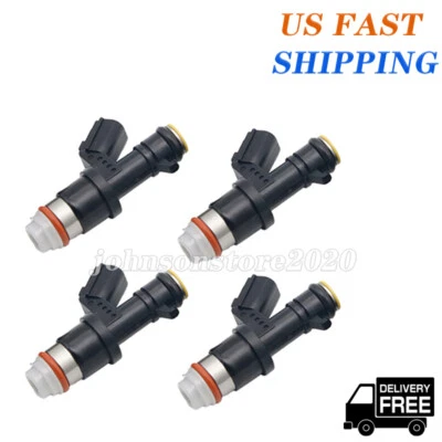 For Honda 2010-11 CR-V 2013-15 CIVIC 2008-12 ACCORD 2.4L Set of 4 Fuel Injectors Foto 1 de 4