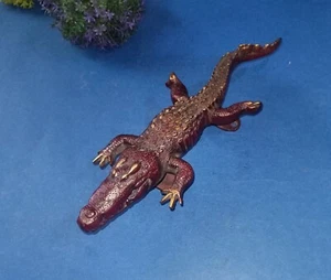 Brass Alligator Wardrobe Pull Monitor Lizard Handle Office Door Decoration HK555 - Picture 1 of 12