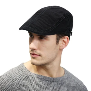 Herren Barett Hut Gatsby Schiebermütze Golfmütze Cabbie Kappe Golf Flatcap Hüte - Bild 1 von 12