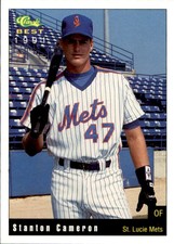1991 St. Lucie Mets Classic/Best #4 Stanton Cameron Powell Tennessee TN Card