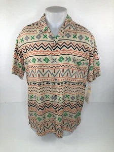 GUESS / GEORGES MARCIANO - NEW w TAGS Vintage Geometric Sz. 2 / Lg. Shirt - Picture 1 of 7