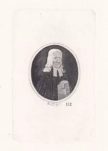 JOHN KAY Original Antique Etching. Rev. John Wesley, 1790 - Picture 1 of 2