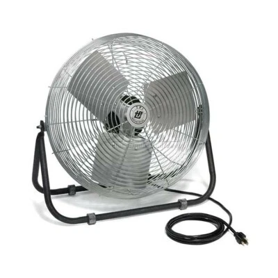 TPI F24-TE 24" Industrial Workstation Floor Fan 1/8 HP, 3 Speed, 120V - Image 1 of 4