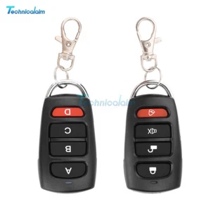 1/5/10pcs 433MHz RF Wireless Garage Door Remote Control 4Keys Copy Universal - Bild 1 von 30