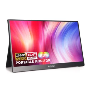 External Travel Monitor, FHD 1080P, 15.6'', Portable, IPS Eye Care Computer Disp - Picture 1 of 8