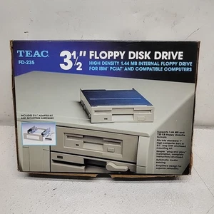 TEAC FD-235 Micro Floppy Disk Drive Made in Japan Unused - Picture 1 of 8