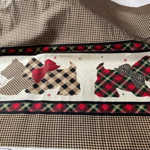 Vintage DK Scotties  Border And Coordinating Fabrics Plus Patterns - Picture 1 of 9
