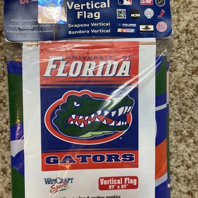 Florida Gators 27”x37” Vertical Hanging Logo Flag Wincraft Sports New UF - Image 1 of 3