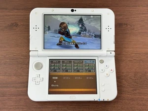 RANK A Nintendo New 3DS LL XL Pearl White Console Tested Japan ver W7365 - Picture 1 of 24