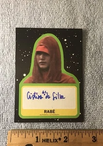 Star Wars Cristina Da Silva As Rabe Autograph Trading Card Handmaiden - Picture 1 of 11