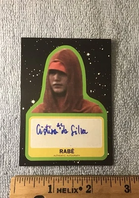 Star Wars Cristina Da Silva As Rabe Autograph Trading Card Handmaiden - Image 1 of 4