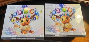 Pokemon Prismatic Evolutions Elite Trainer Boxes ETB x 2 - Picture 1 of 1