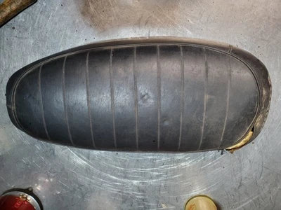 1969 Honda CT70 K0 CT70K0 Trail 70 Silver Tag OEM Seat - Image 1 of 4