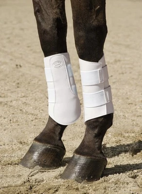 Dover Saddlery Sport Boots With Neoprene Lining, White, Size XL - Image 1 of 4