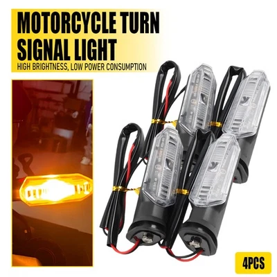 4 luces de señal de giro ámbar delanteras/traseras para motocicleta para HONDA CTX700 N/DCT 2014-18 Foto 1 de 4