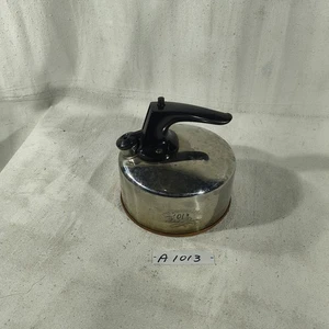 Paul Revere Ware Whistling Tea Kettle Pot  Copper Bottom Vintage KoreaC96-C - Picture 1 of 5