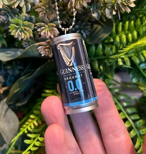 Handmade IRISH STOUT CAN BAUBLE alcohol free 0% decoration XMAS tree GUINNESS - Picture 1 of 4