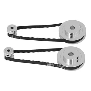 Timing Pulley Set Synchronous Wheel 8mm 60 Teeth Bore 5mm 20 Teeth Bore. - Picture 1 of 22