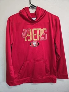 San Francisco 49ers Jungen Sweatshirt XL 16 / 18 rot Hoodie Logo Grafik Taschen - Bild 1 von 9