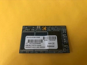 Apacer 8GB 44-Pin IDE Flash Speicher NOTEBOOK DOC DOM FLASH PATA MODUL - Bild 1 von 3