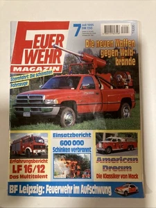 Feuerwehr Magazin Juli 1995 Mack Leipzig Sternfahrt Hilzinge Waldschaff Seevetal - Bild 1 von 1