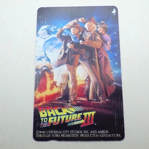 Tarjeta telefónica japonesa Regreso al futuro III delorean Michael J. Fox 1990 - Imagen 1 de 6