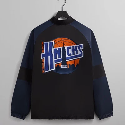 Cortavientos Kith for the New York Knicks Ball Nylon Negro Cuarto Cremallera Talla XL Foto 1 de 4