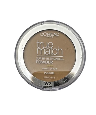 L’Oreal Paris True Match Super-Blendable Powder – W7 Caramel Beige New - Image 1 of 4