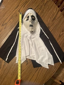 Die Nonne Maske und Kapuze Halloween Kostüm Cosplay Verkleiden Neu Gruselig Sexy - Bild 1 von 6