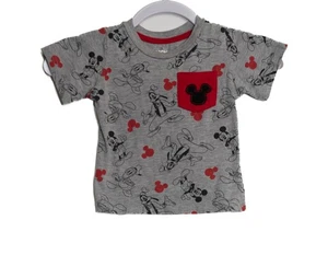 Disney Größe 2T Mickey & Goofy Kleinkind T-Shirt mit Tasche - Bild 1 von 8
