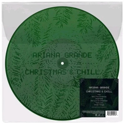 Ariana Grande - ‎Christmas And Chill - Picture Disc Green Vinyl LP Ships Fast Foto 1 de 3