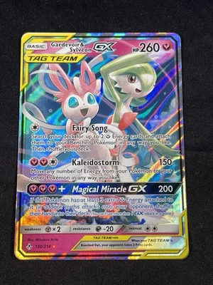 Pokemon 2019 Unbroken Bonds Gardevoir & Slyveon Gx #130/214 - Image 1 of 4